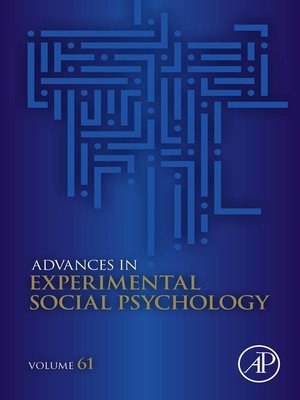 cover image of Advances in Experimental Social Psychology